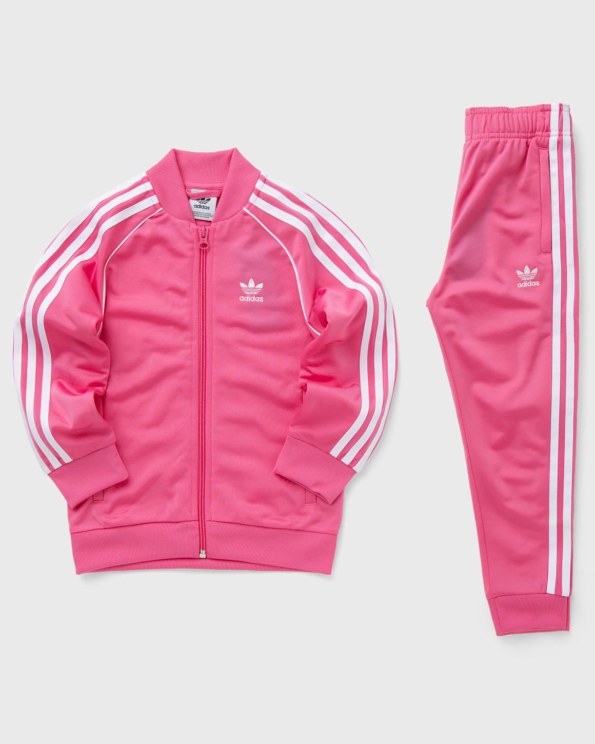 Adidas sweatsuit pink on sale