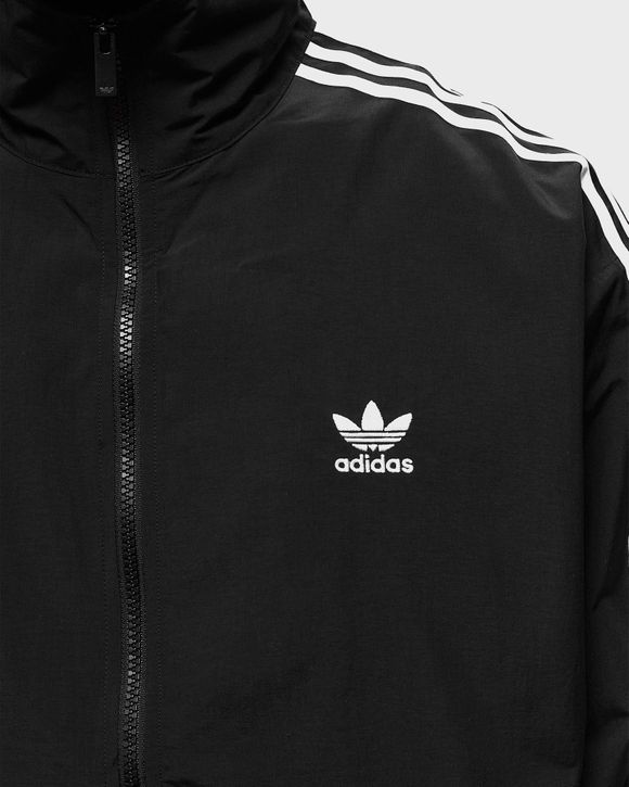 adidas Originals Firebird track top in black & white