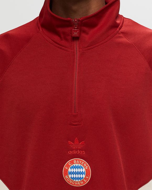 adidas FC Bayern München サッカーウェア Adidas FC BAYERN OG HALFZIP CREW Red | BSTN Store
