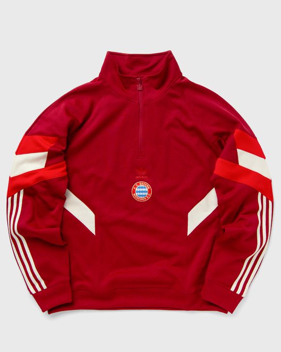 Adidas FC BAYERN OG HALFZIP CREW Red | BSTN Store