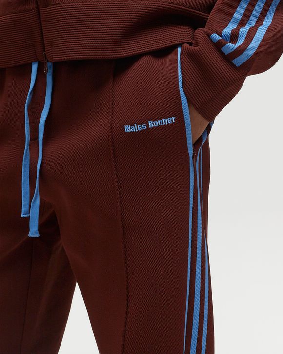 ADIDAS ORIGINALS BY WALES BONNER Striped tech-jersey track pants