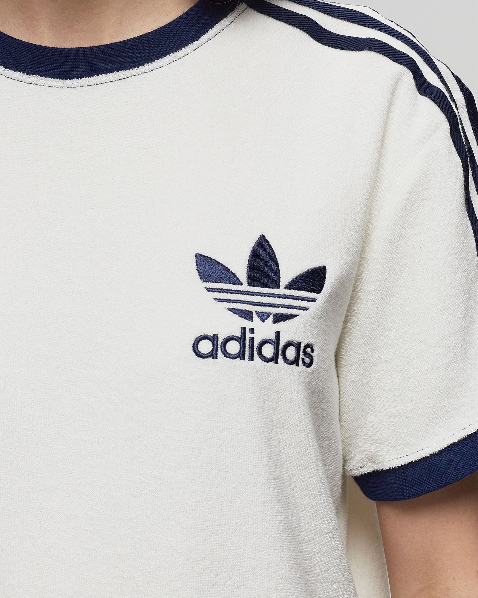 Adidas WMNS TERRY 3S TEE White | BSTN Store