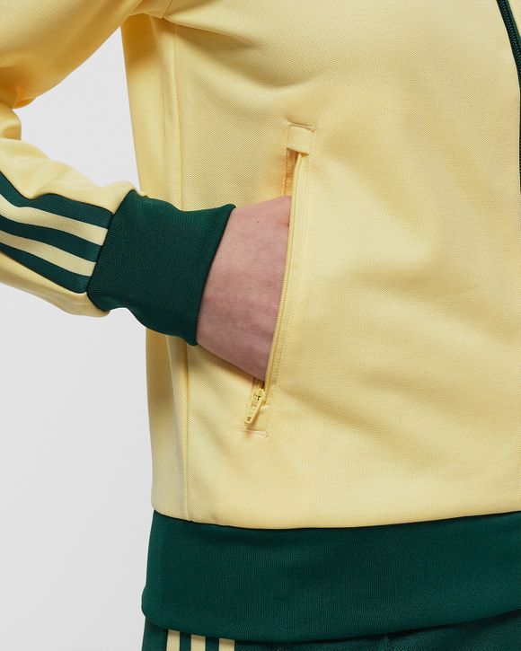 トップス ADIDAS BECKENBAUER SEMI SOLAR YELLOW M Adidas WMNS BECKENBAUER TRACKTOP Yellow | BSTN Store