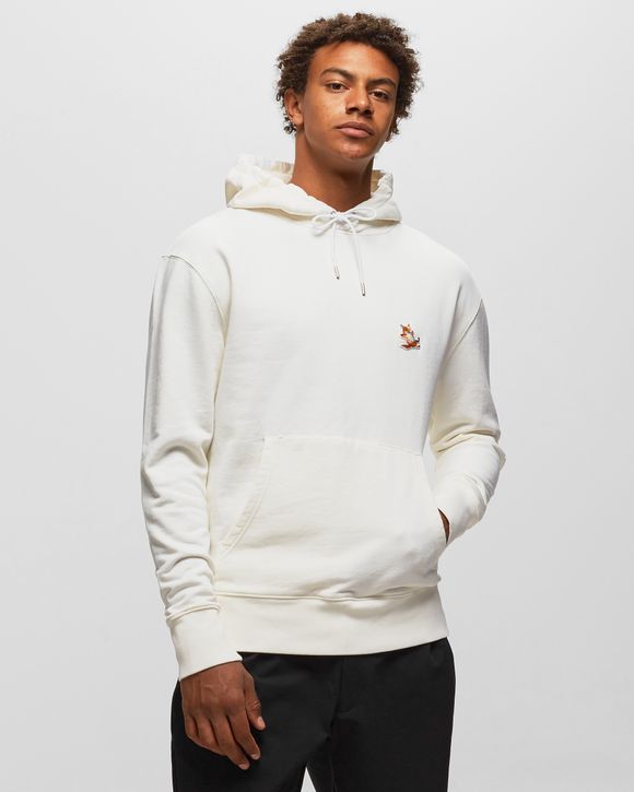 Maison Kitsune CHILLAX FOX PATCH CLASSIC HOODIE White - OFF WHITE