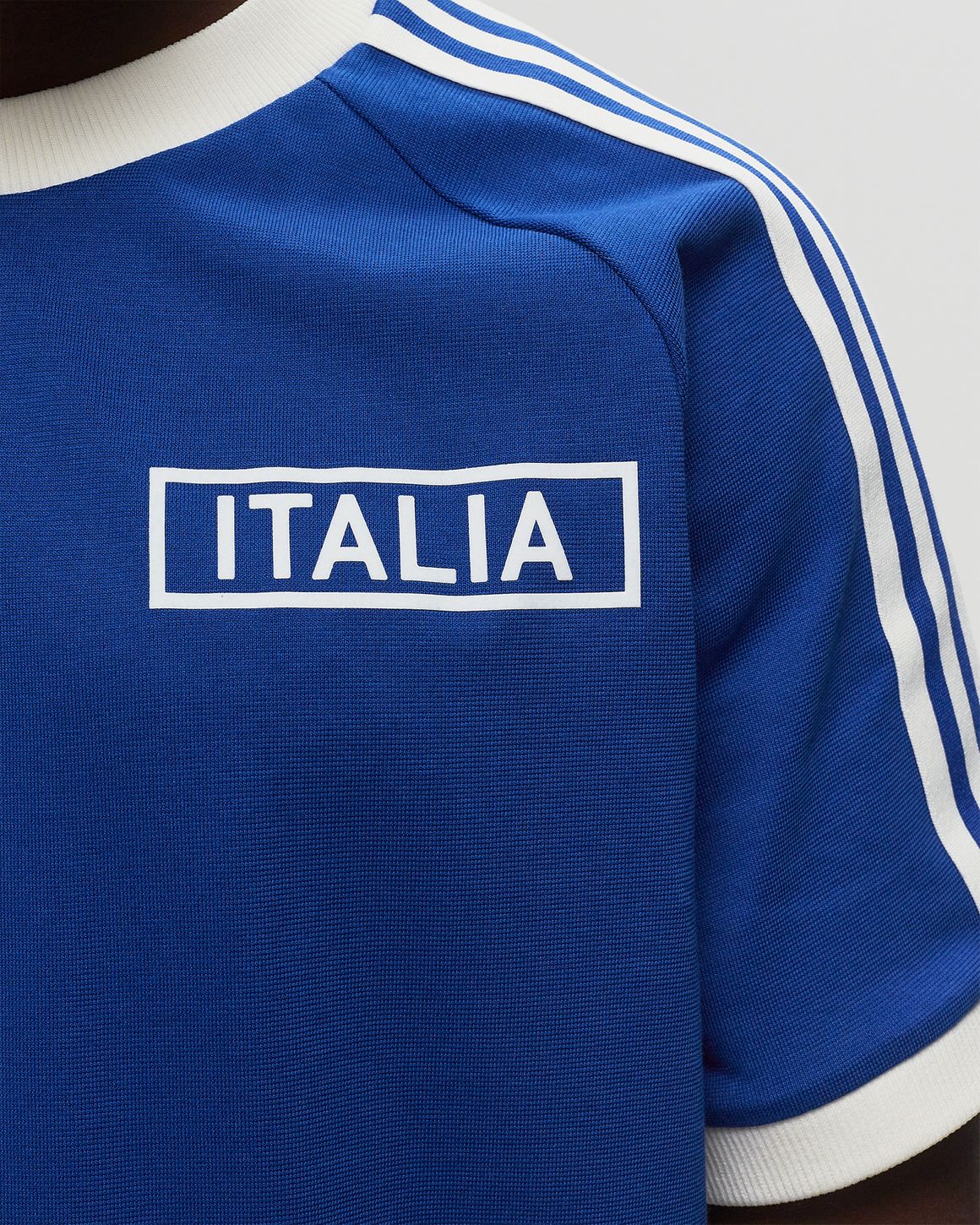 Adidas ITALY ADICOLOR CLASSICS 3-STRIPES TEE Blue | BSTN Store