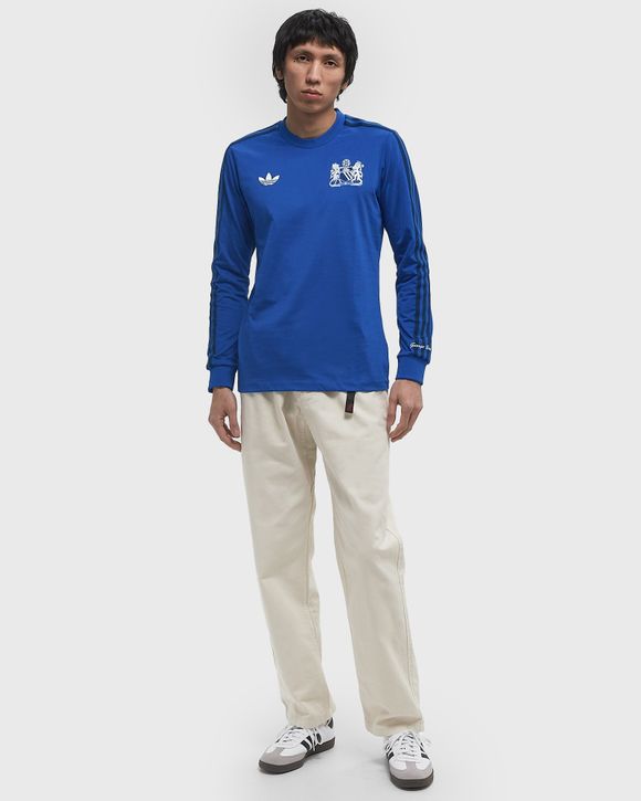 Adidas Manchester United George Best Long Sleeve Jersey Blue