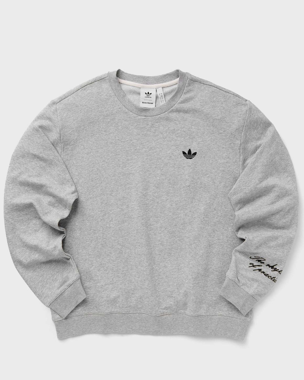 Adidas X WALES BONNER LONG SLEEVE CREW TOP Grey | BSTN Store