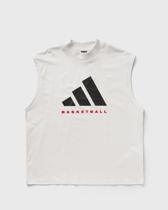 Adidas BASKETBALL SLEEVELESS TEE White | BSTN Store