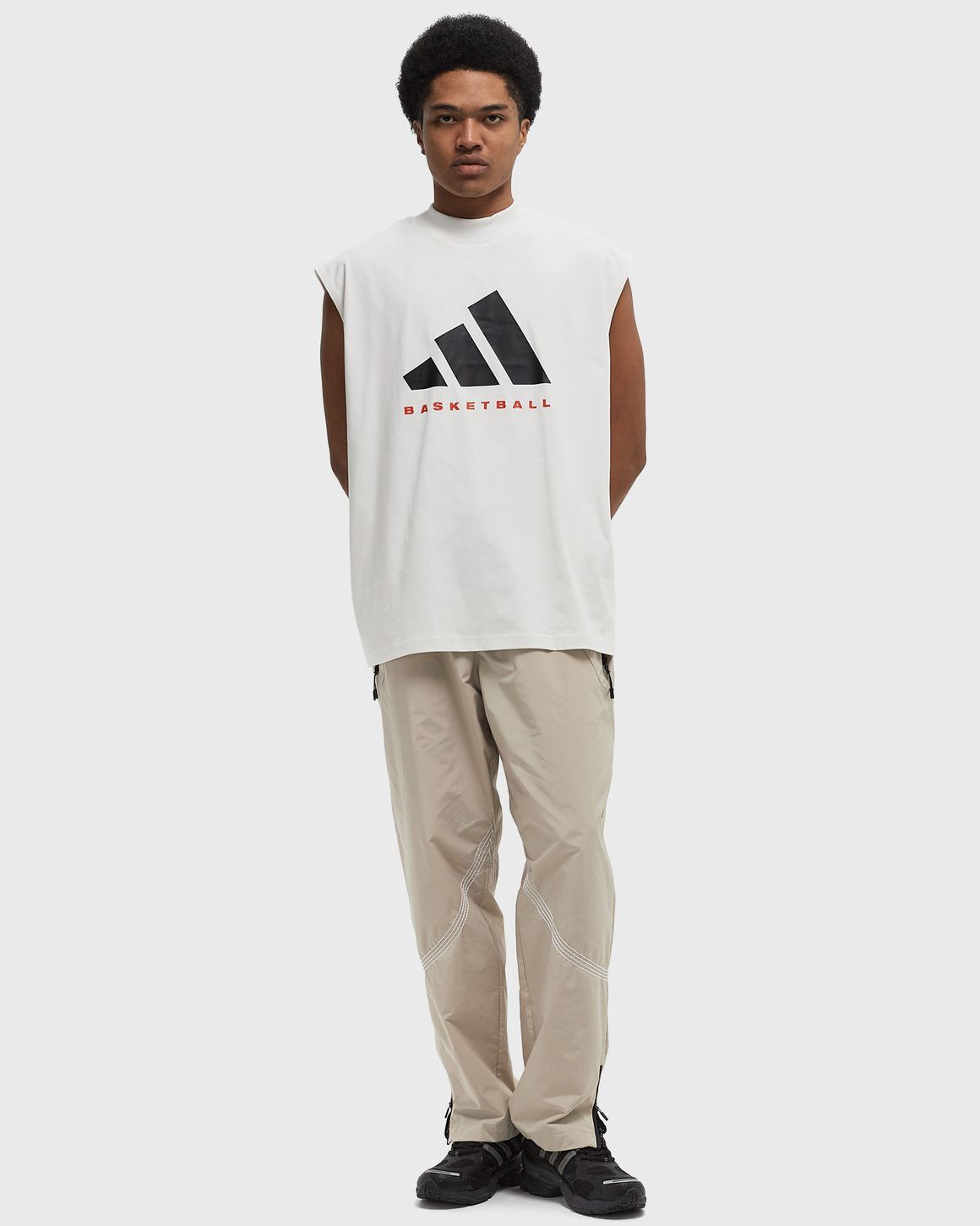 ★ adidas★ Basketball Tee White IW5645 adidas Basketball 001_Tee - Szary | adidas Poland