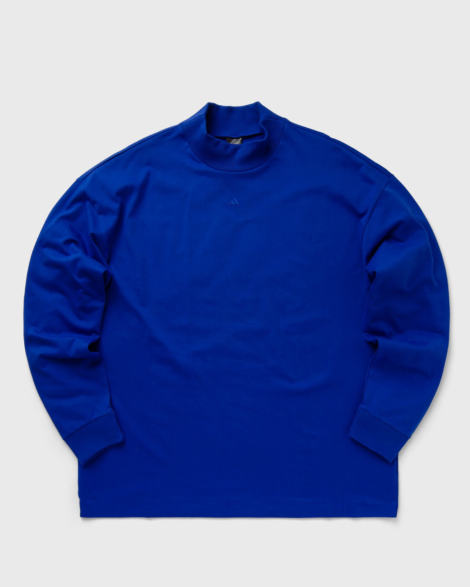 Adidas - one bb l/s tee men longsleeves blue in größe:l
