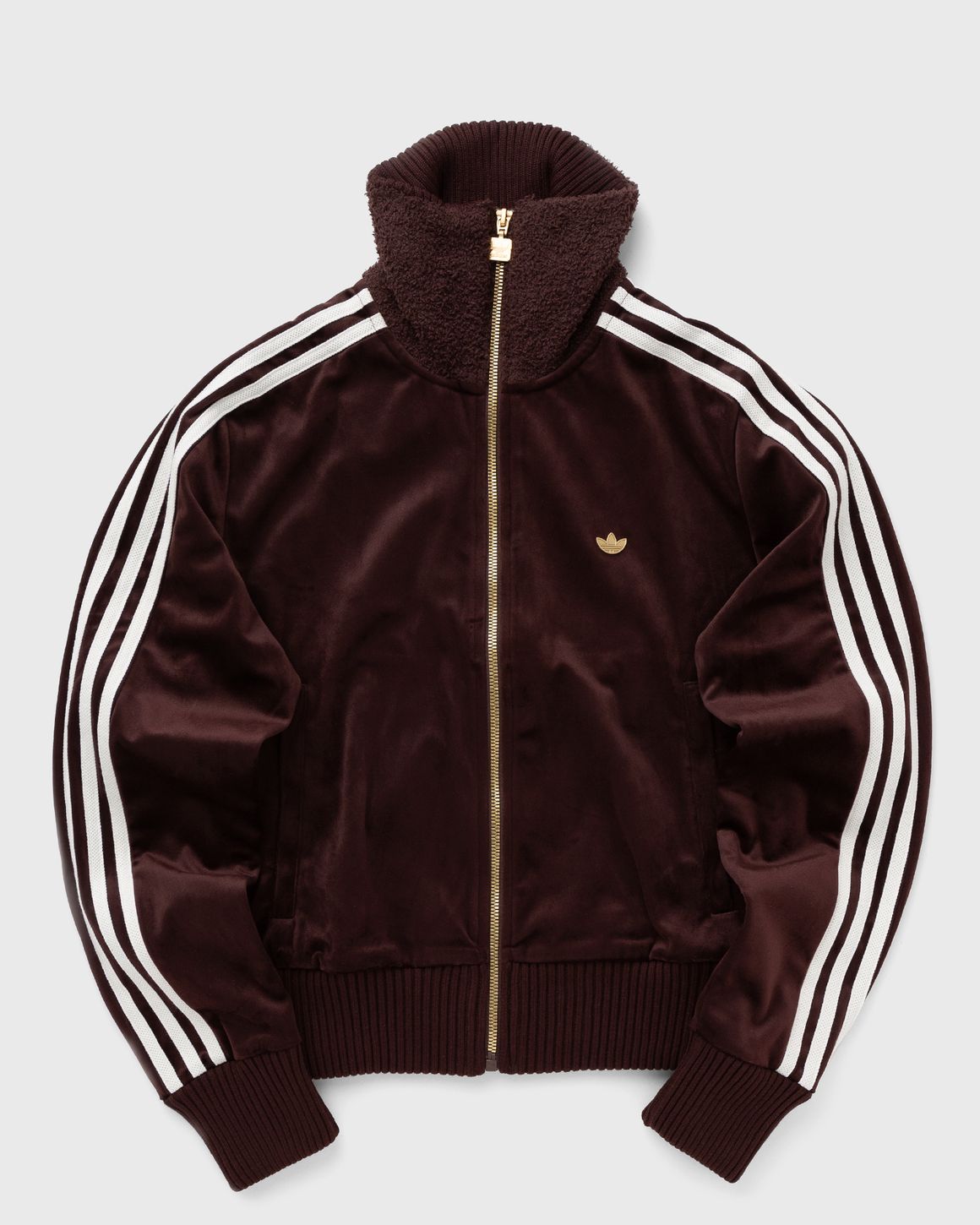 Adidas originals velvet track top best sale