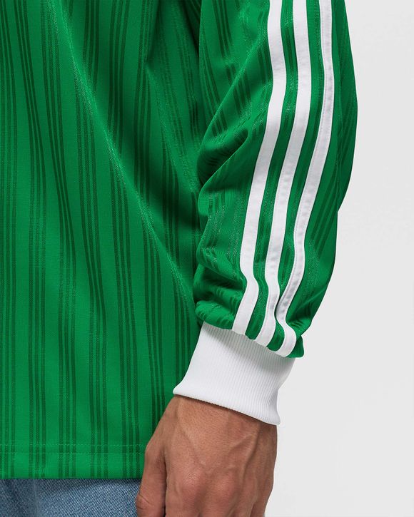 【ADIDAS】pique LS T-SHIRT Adidas Men's Pique Long Sleeve T-Shirt in Semi Lucid Blue adidas