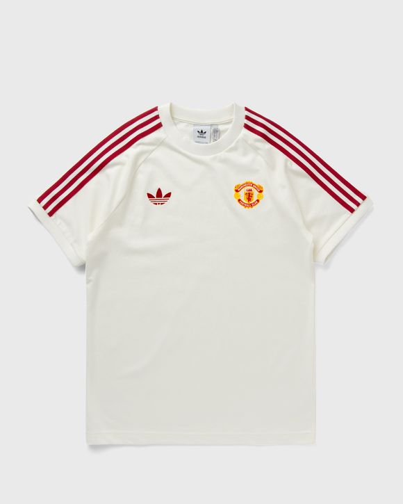 Adidas Men s Manchester United 3s Tee of White Short Sleeve T shirts