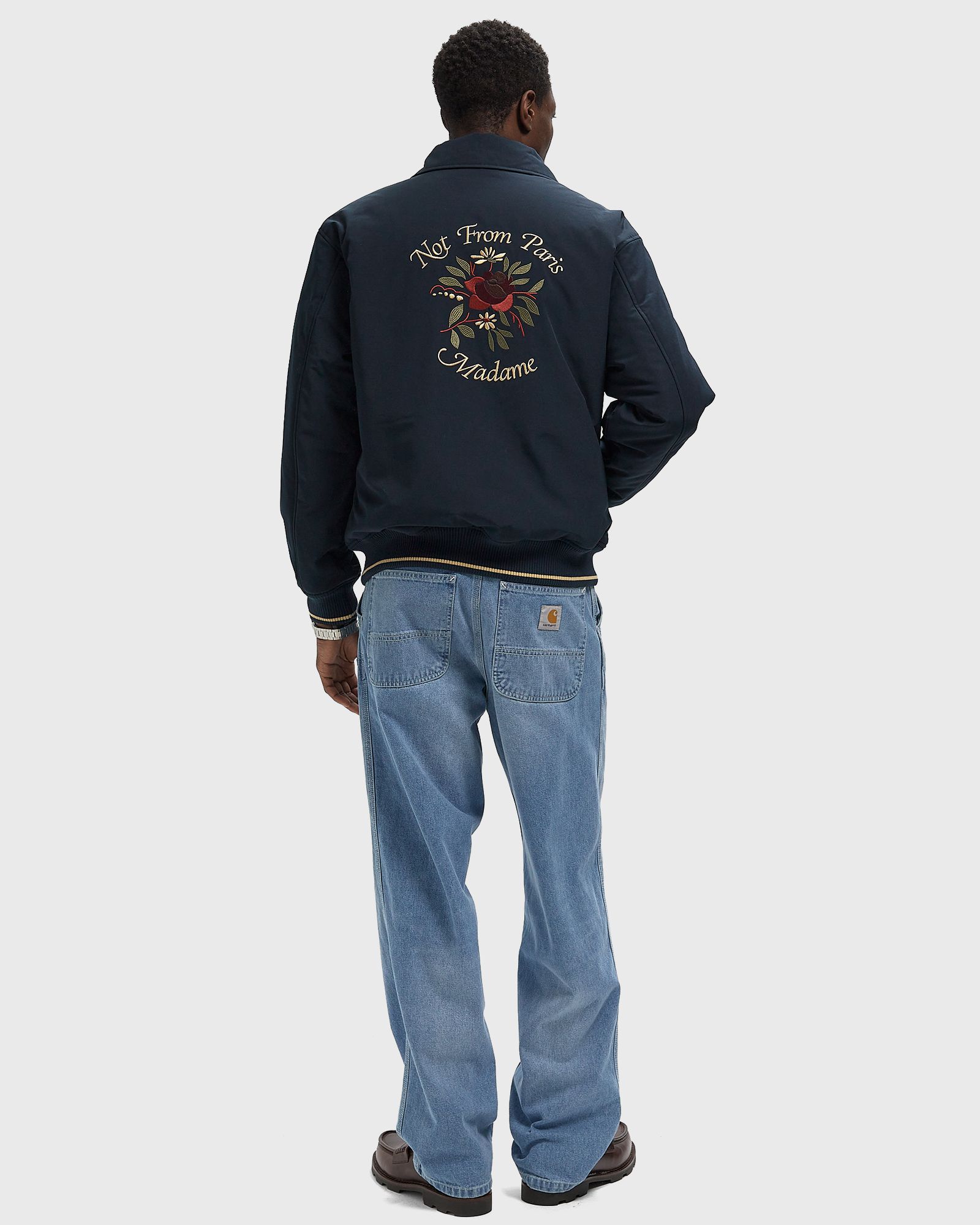 Bomber Slogan Rose Jacket