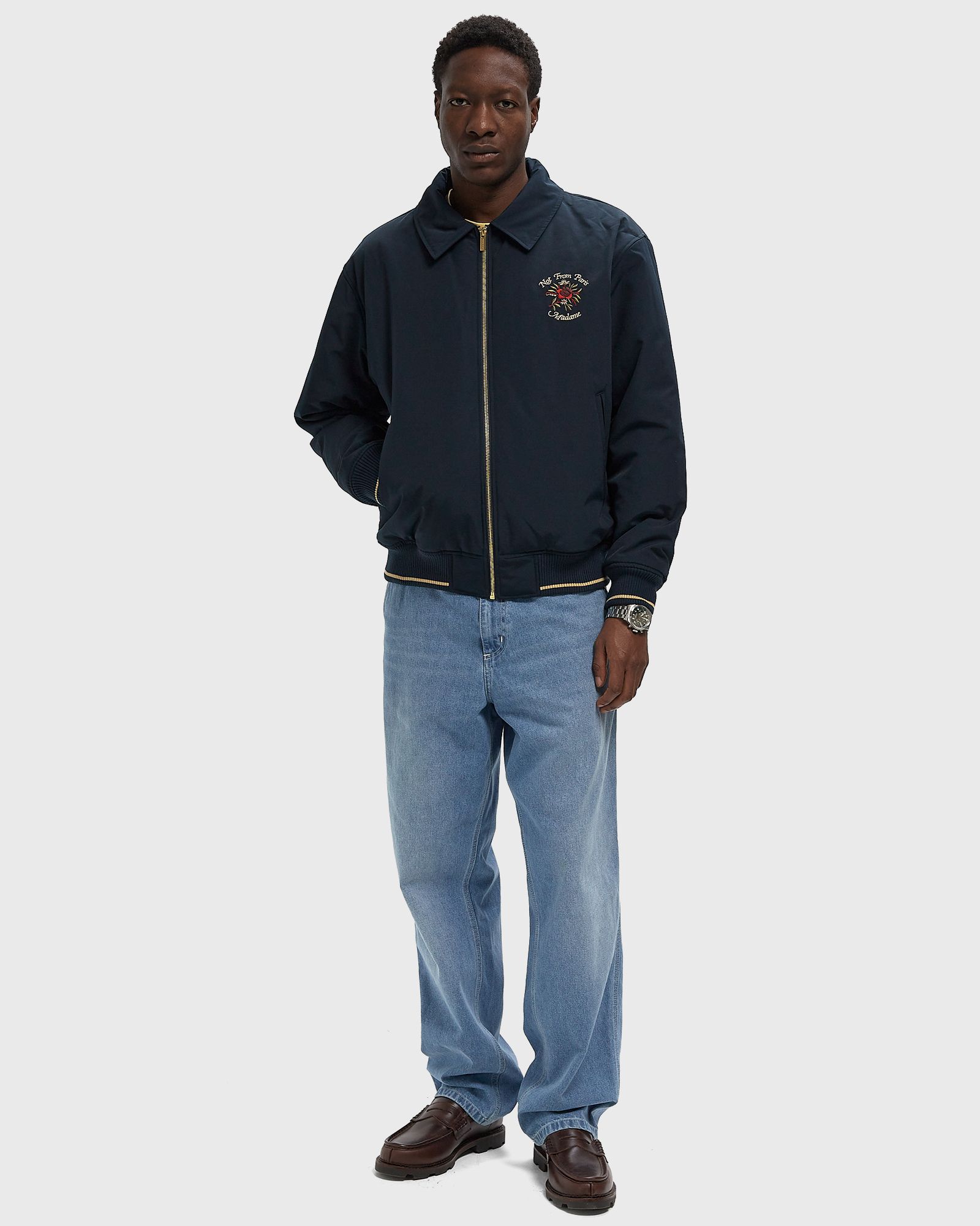 Bomber Slogan Rose Jacket