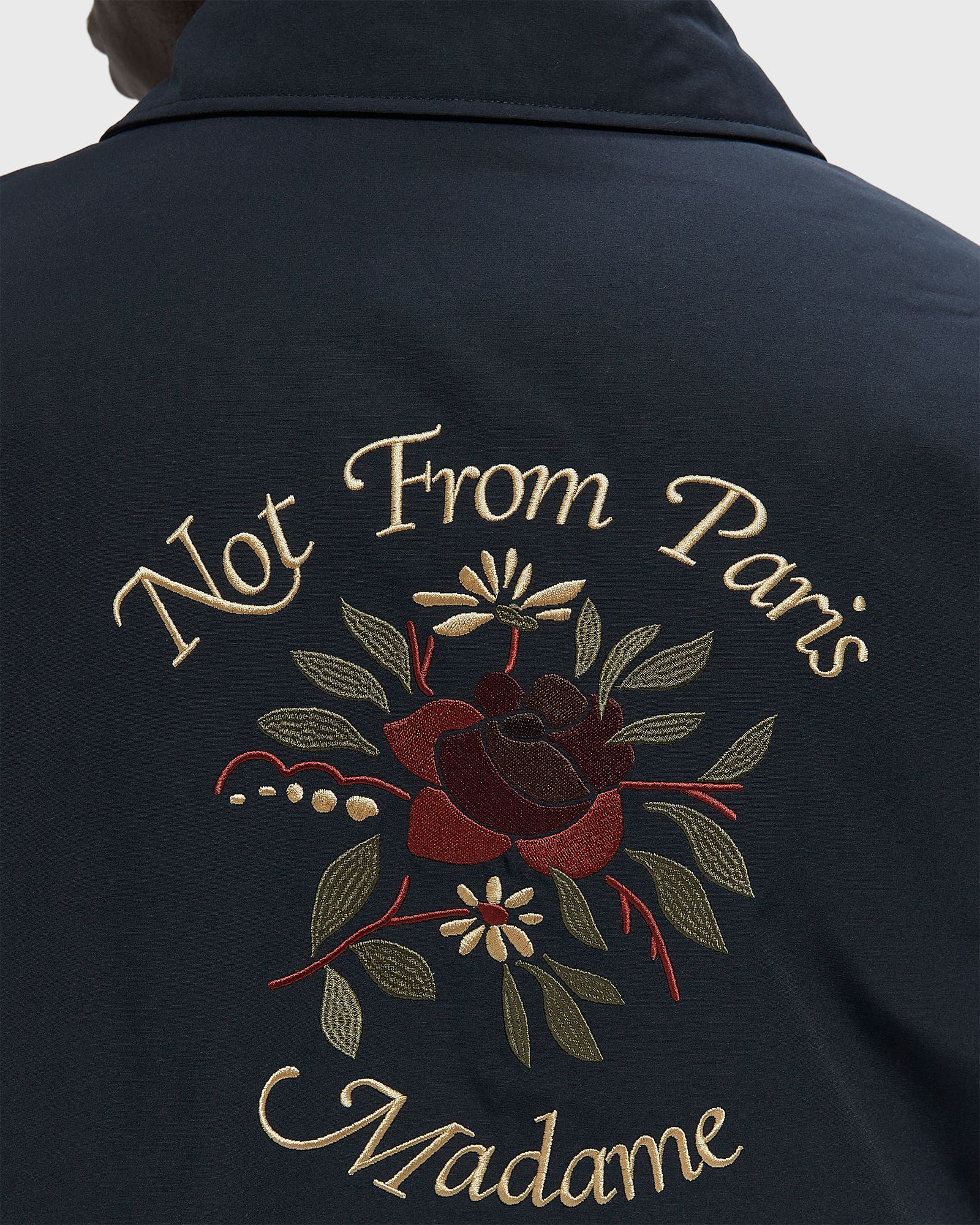 Bomber Slogan Rose Jacket