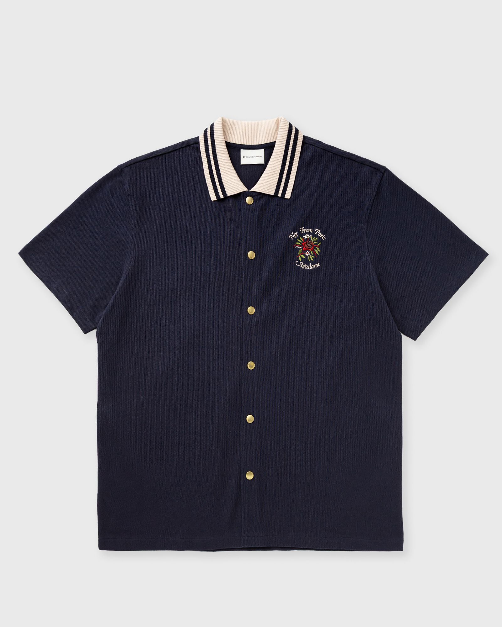 PiquÈe Slogan Rose Shirt