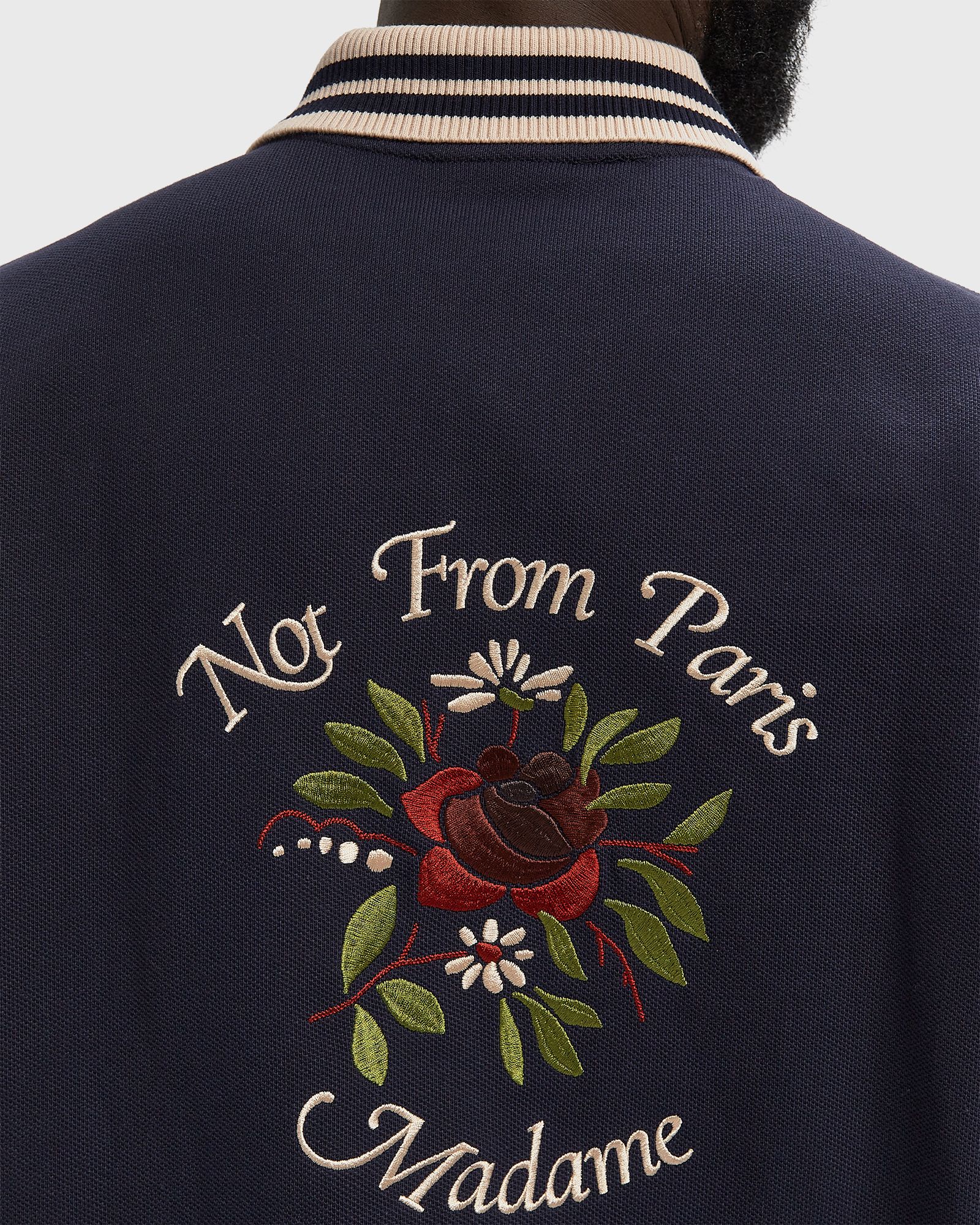 PiquÈe Slogan Rose Shirt