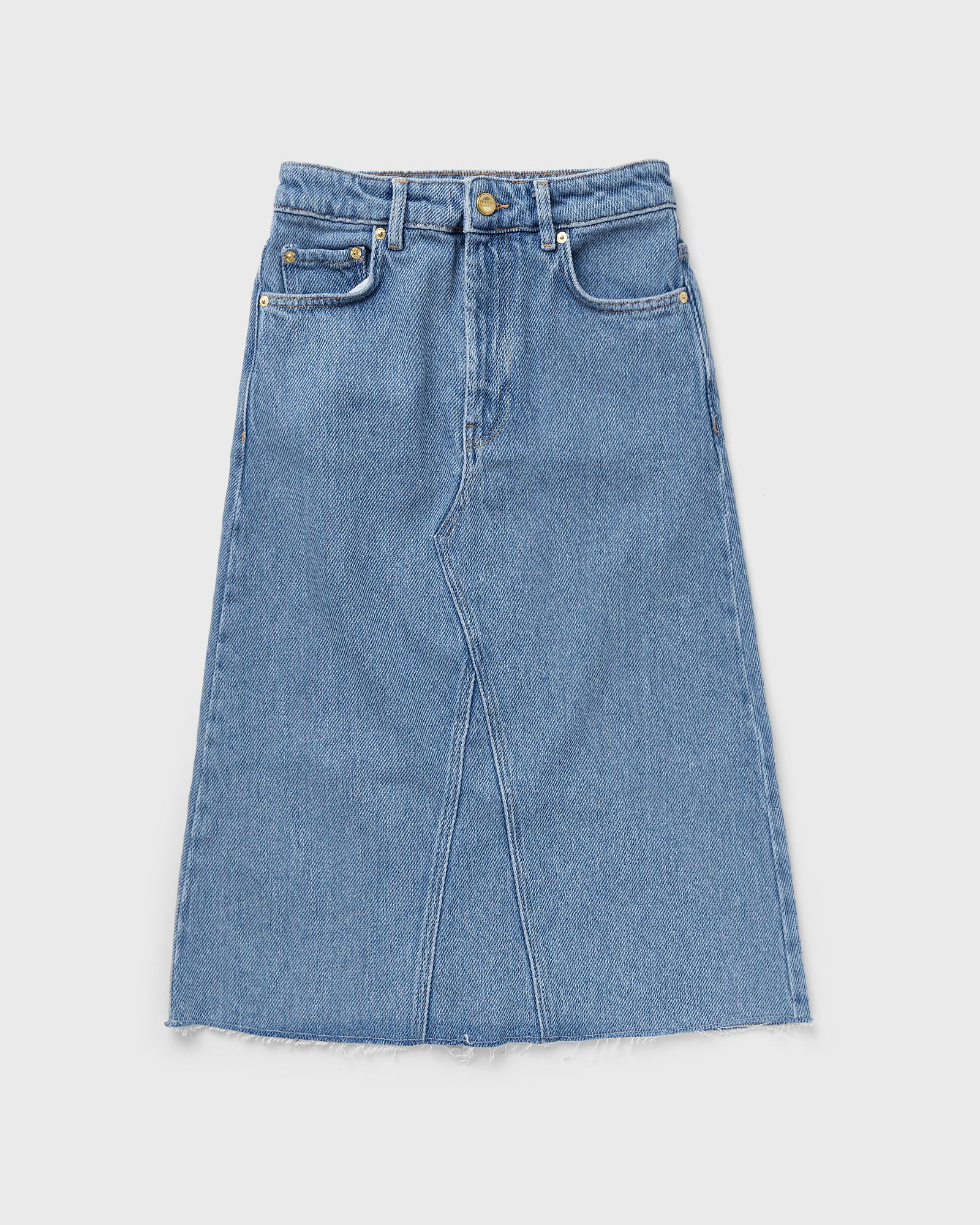 Heavy Denim Midi Skirt