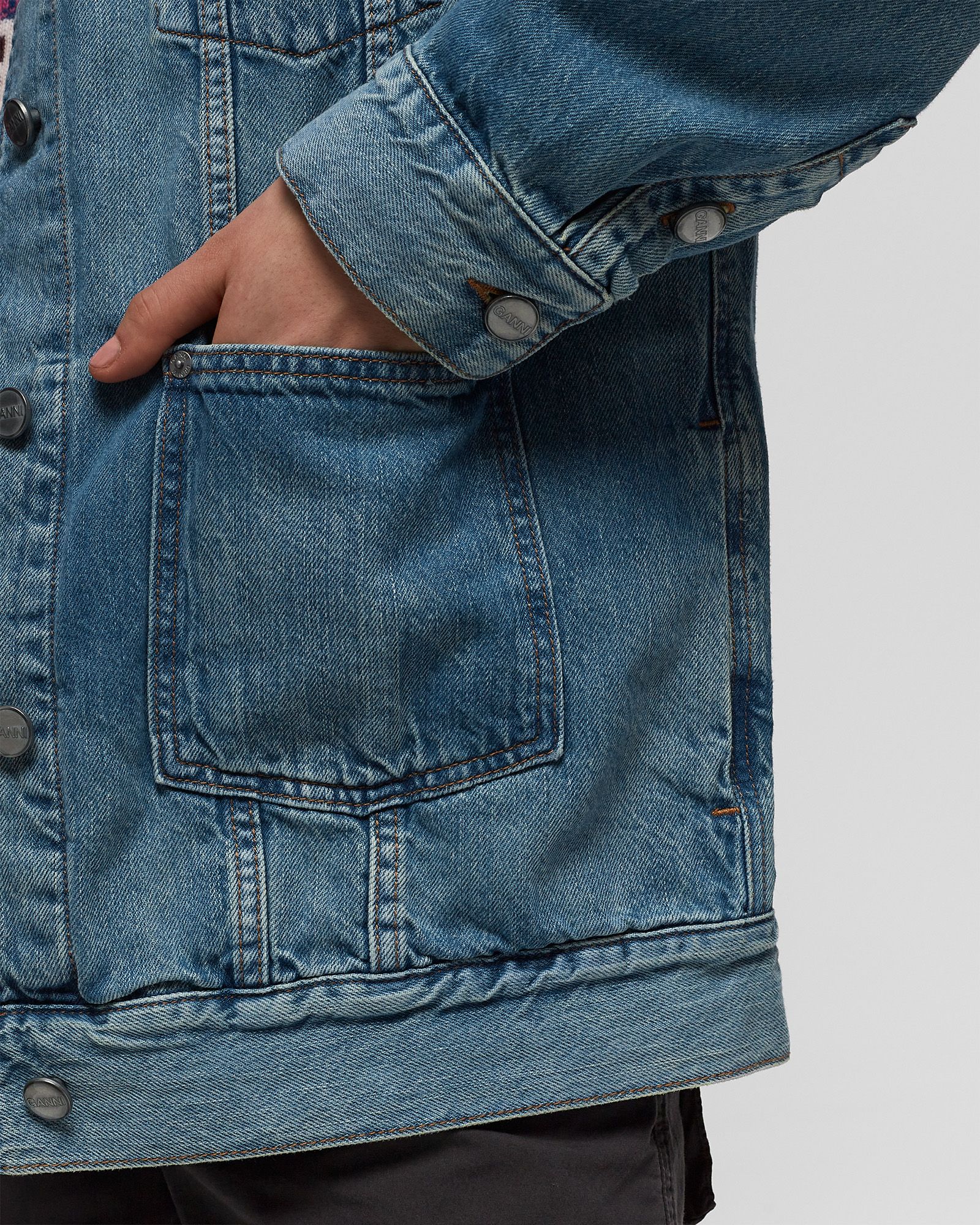 Tint Denim Oversized Jacket