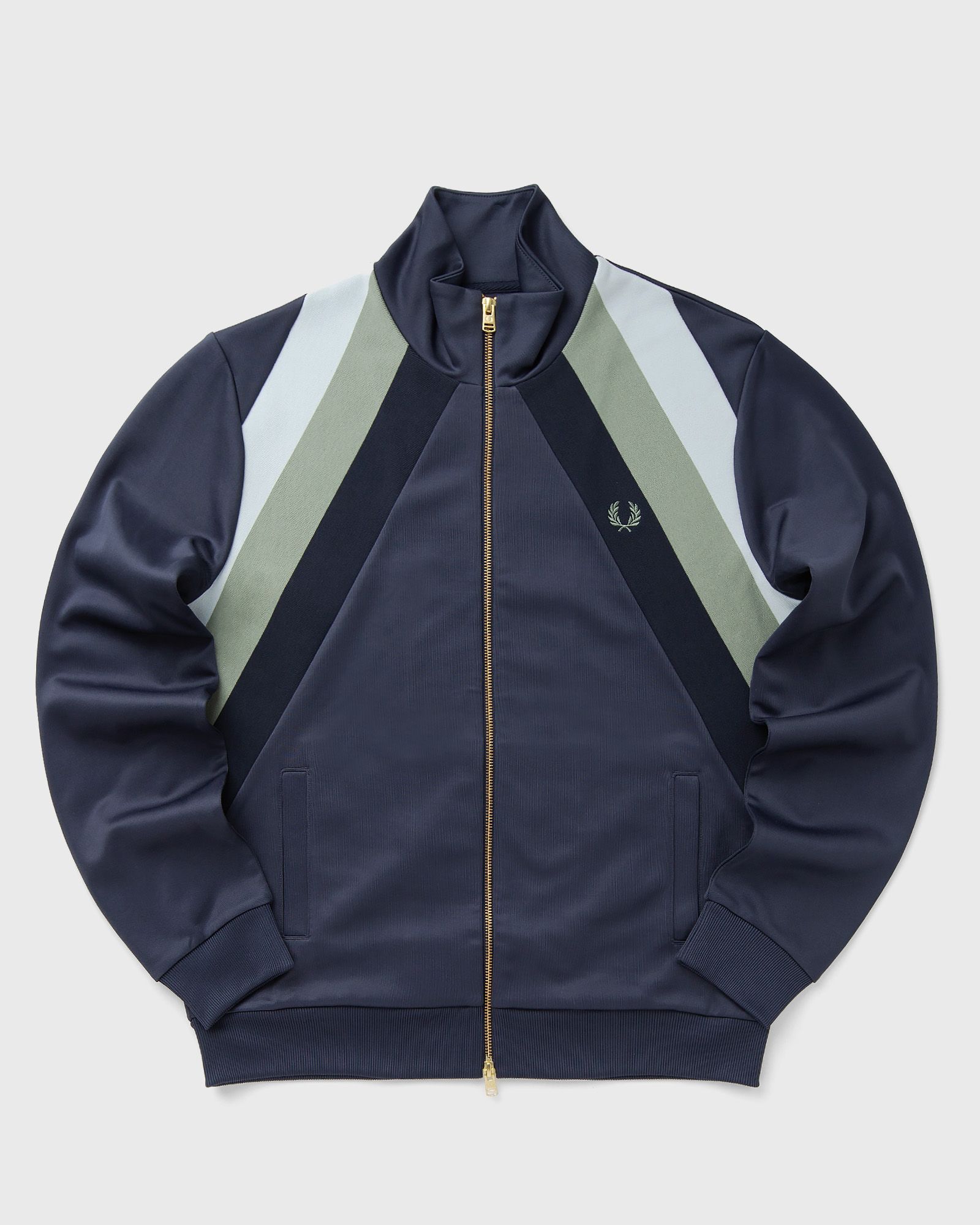 STRIPED PANEL TRACK JACKET