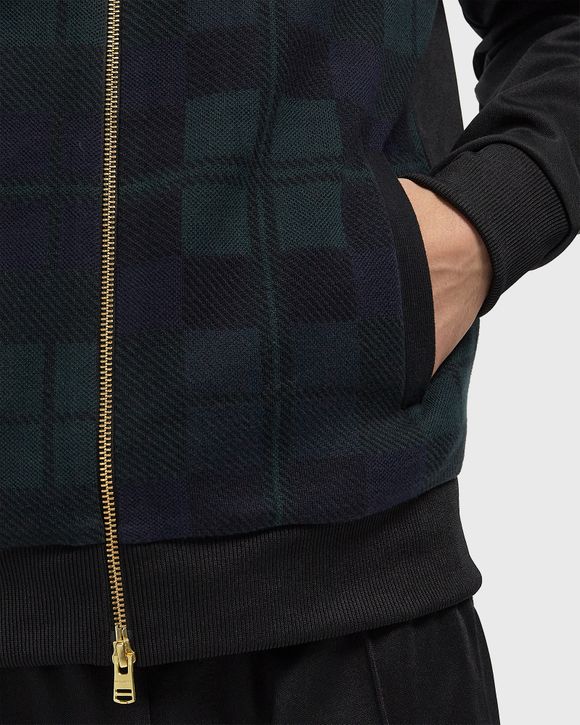 KNITTED FRONT TRACK JACKET