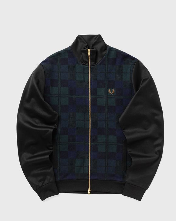 KNITTED FRONT TRACK JACKET