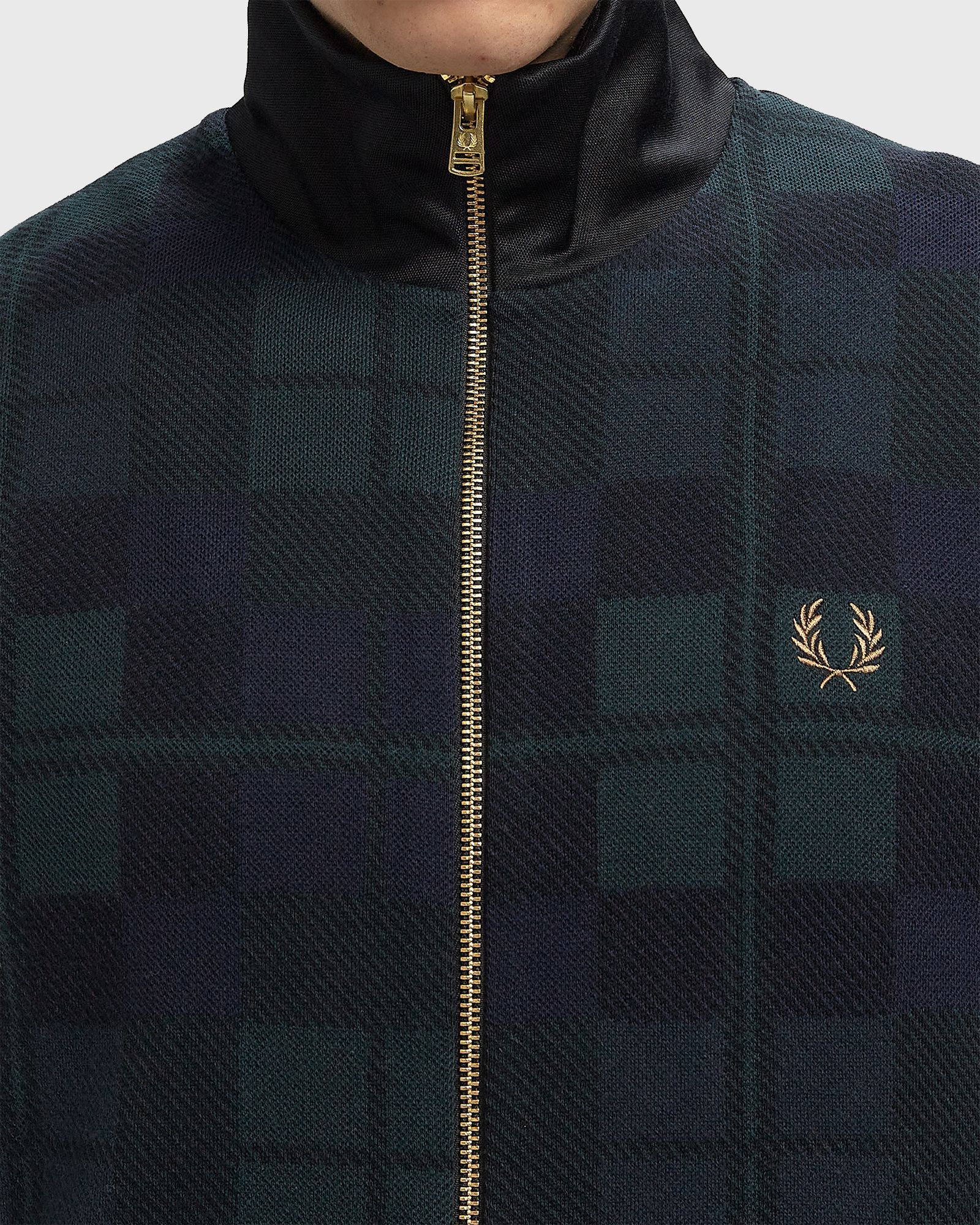 KNITTED FRONT TRACK JACKET