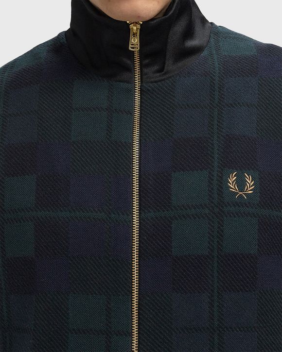 KNITTED FRONT TRACK JACKET