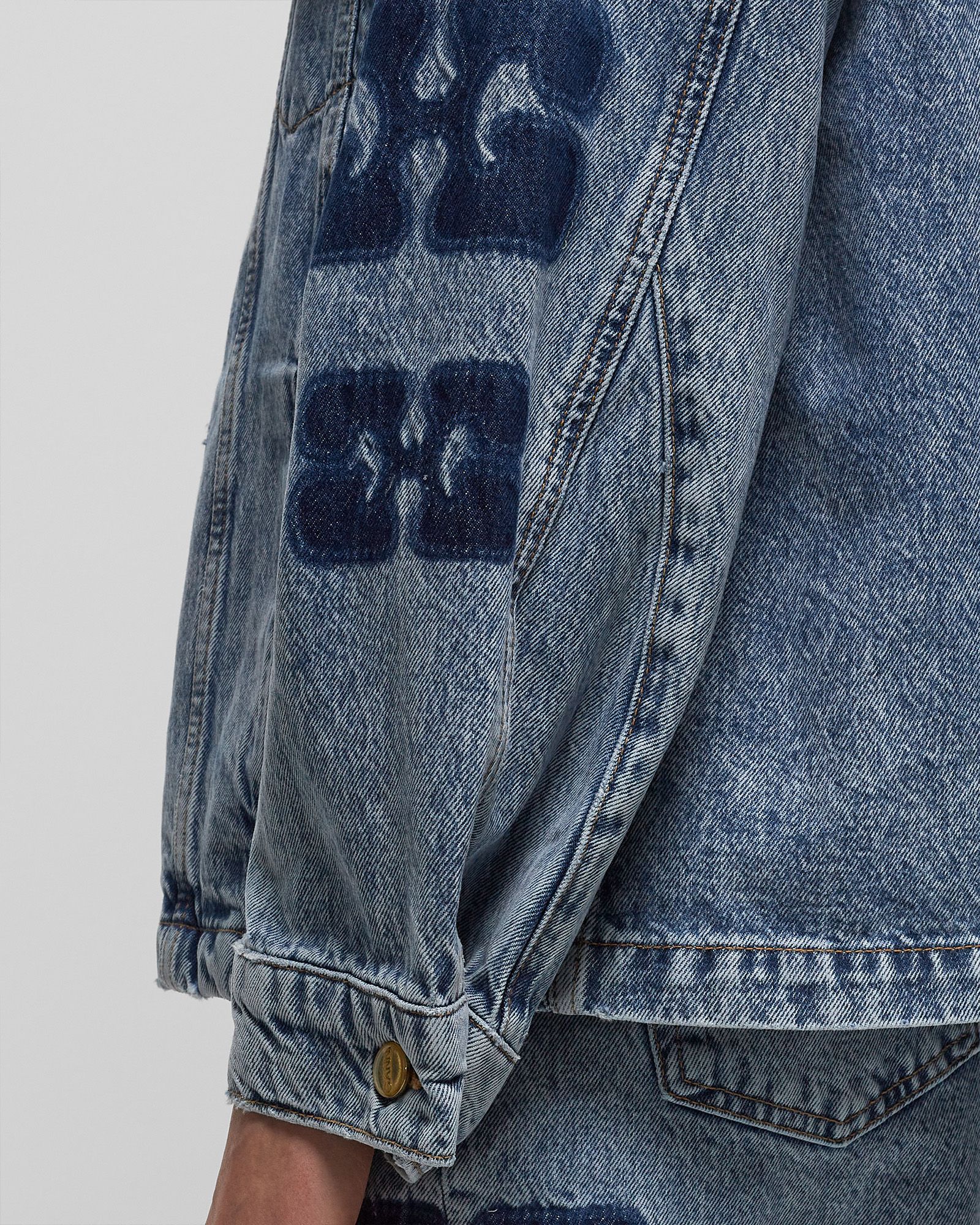 Patch Denim Jacket
