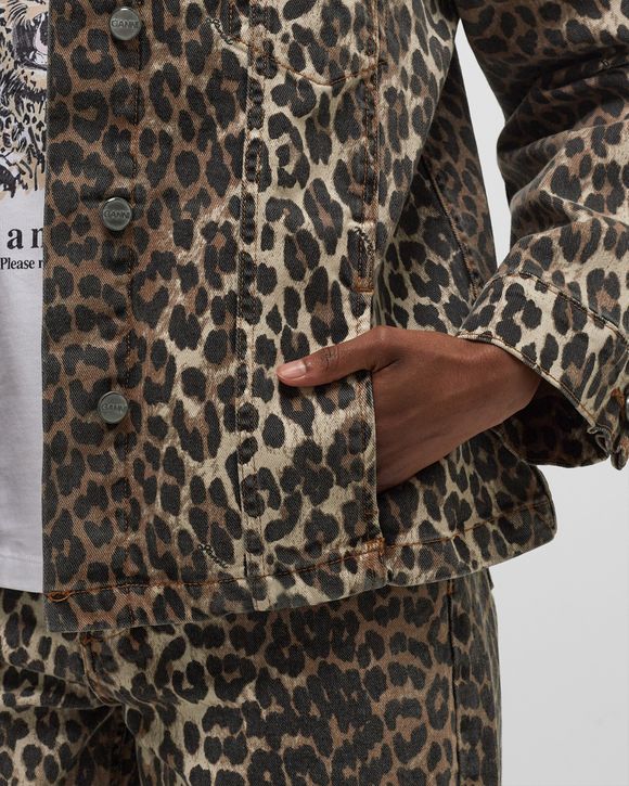 ジャケット Ganni SS25 Leopard denim jacket (J1581 943) J1581_6508_943_1.jpg?sw=2000