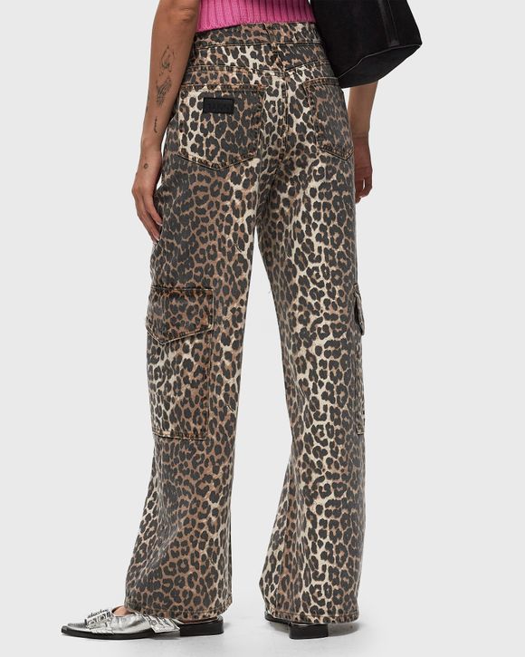 【関税&送料込】Ganni Animalier Jeans Ganni Jeans In Animalier Cotton | italist