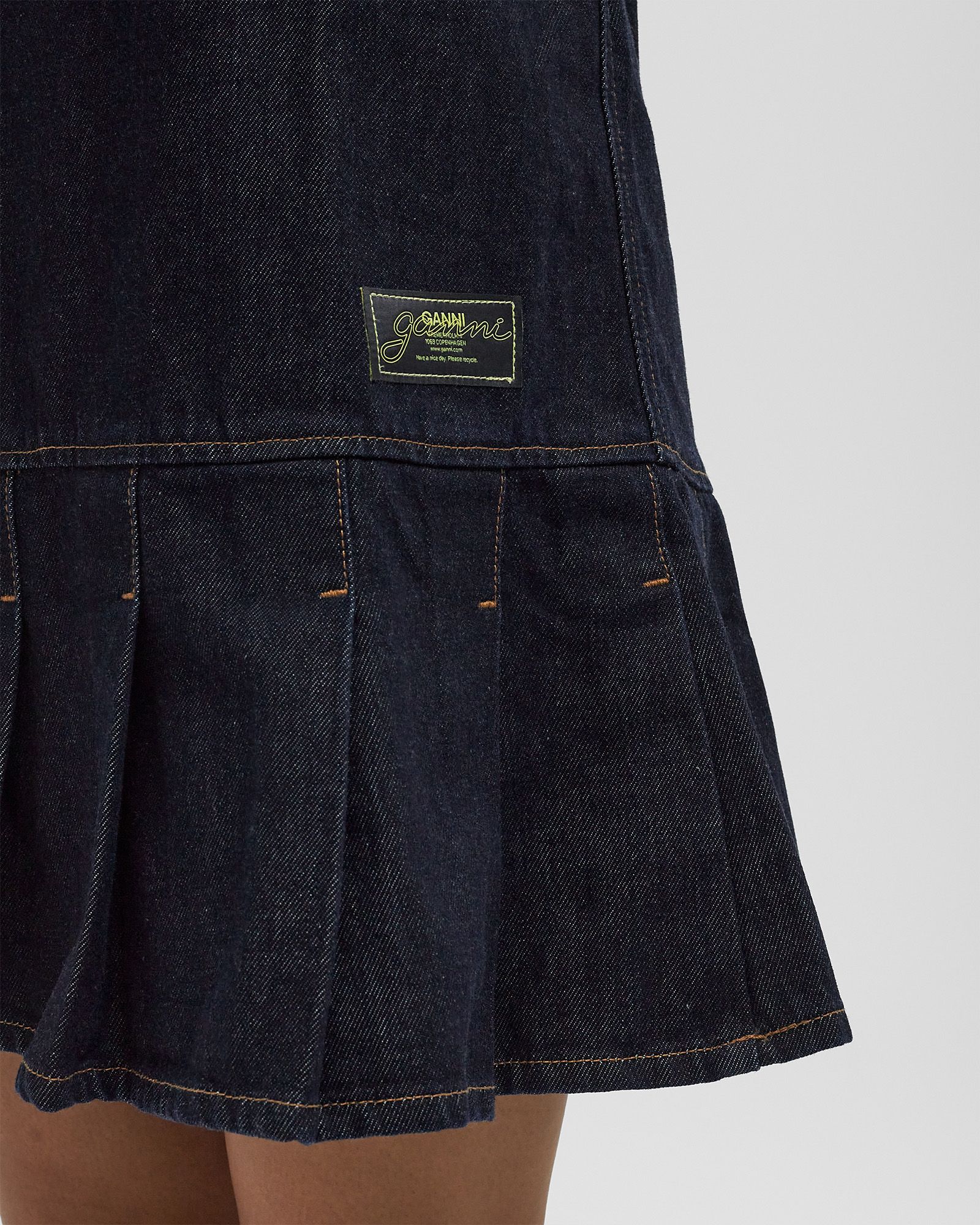 Rinse Denim Strap Mini Dress