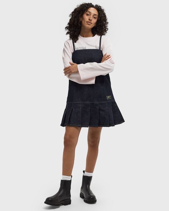Thumbnail - Rinse Denim Strap Mini Dress