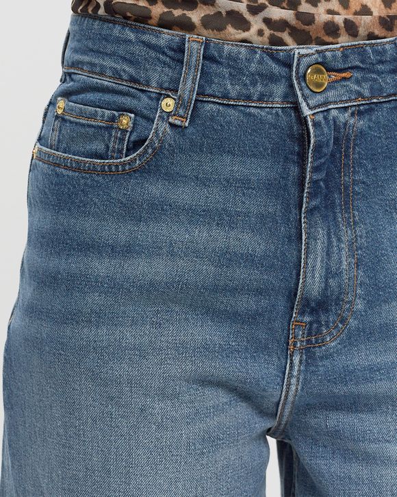 Ganni Stretch Denim Andi Blue | BSTN Store