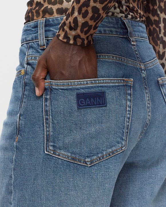 Ganni Stretch Denim Andi Blue | BSTN Store