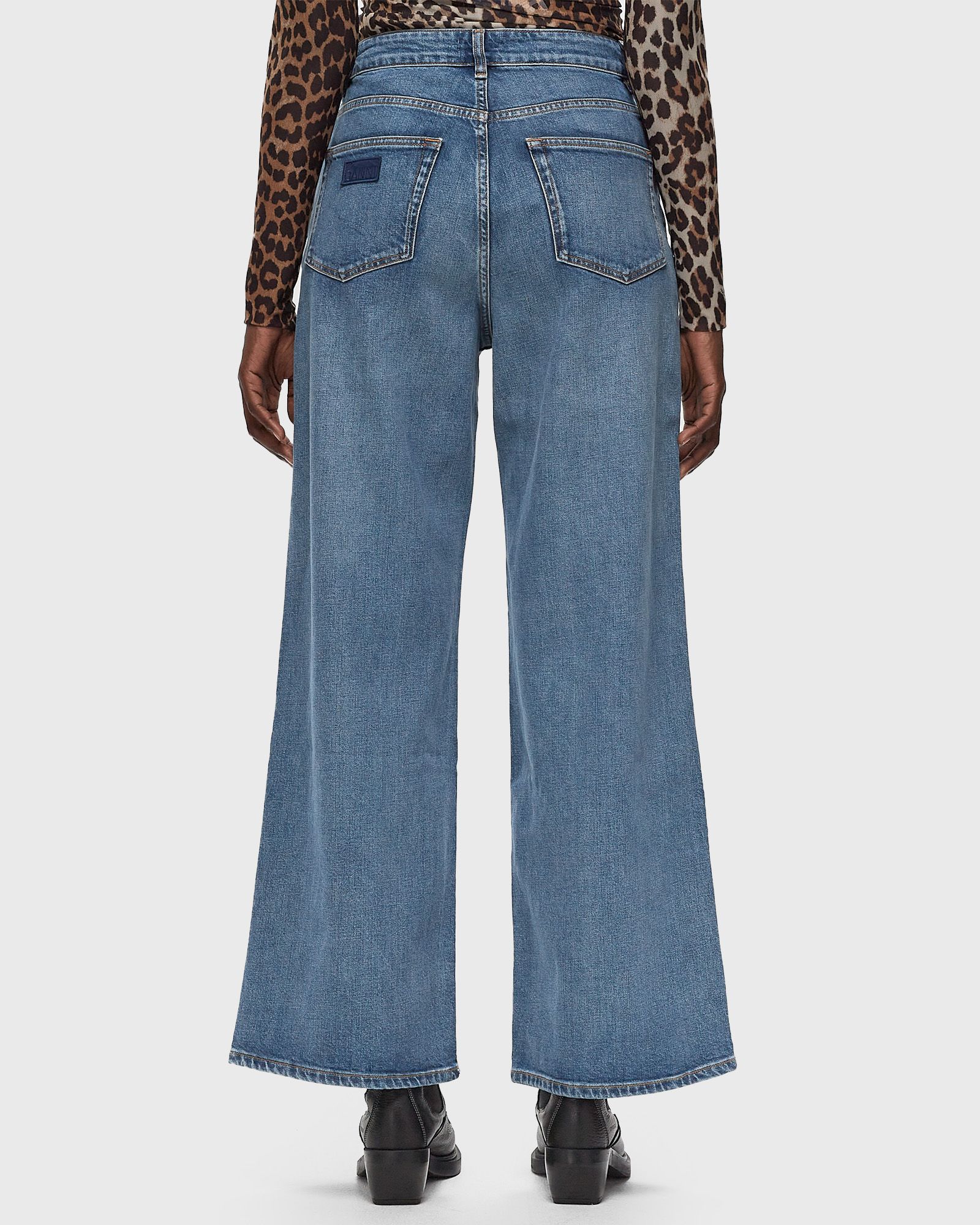 Ganni Stretch Denim Andi Blue | BSTN Store