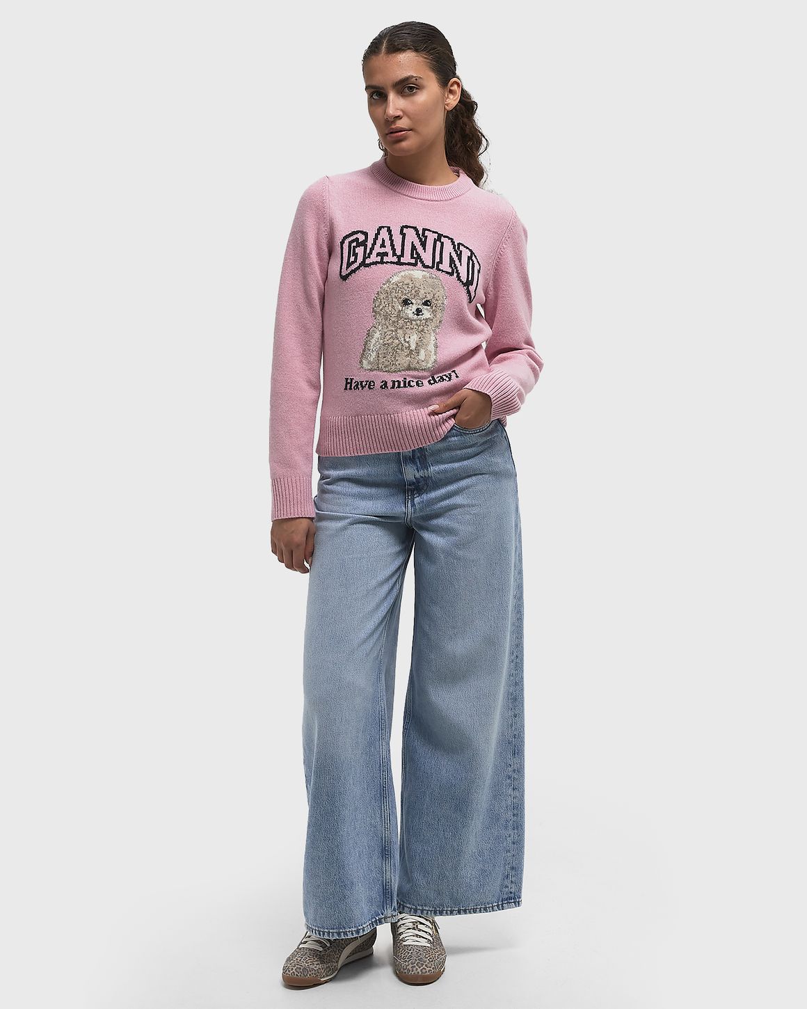 デニム・ジーパン Ganni FW25 JEANS BAGGY (J1743 564) 5714667772891-2.jpg?v=