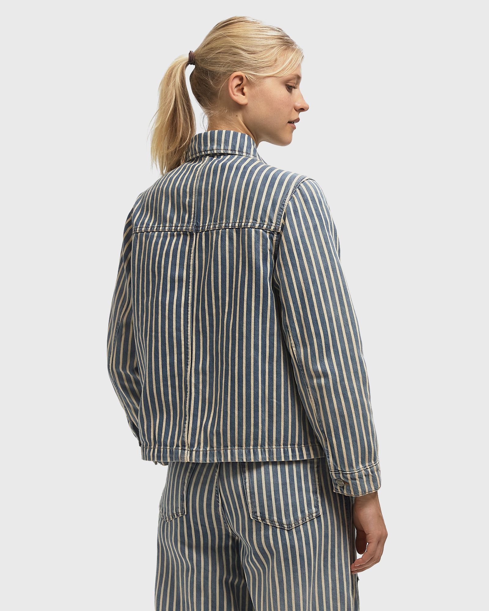 Light Stripe Denim Jacket