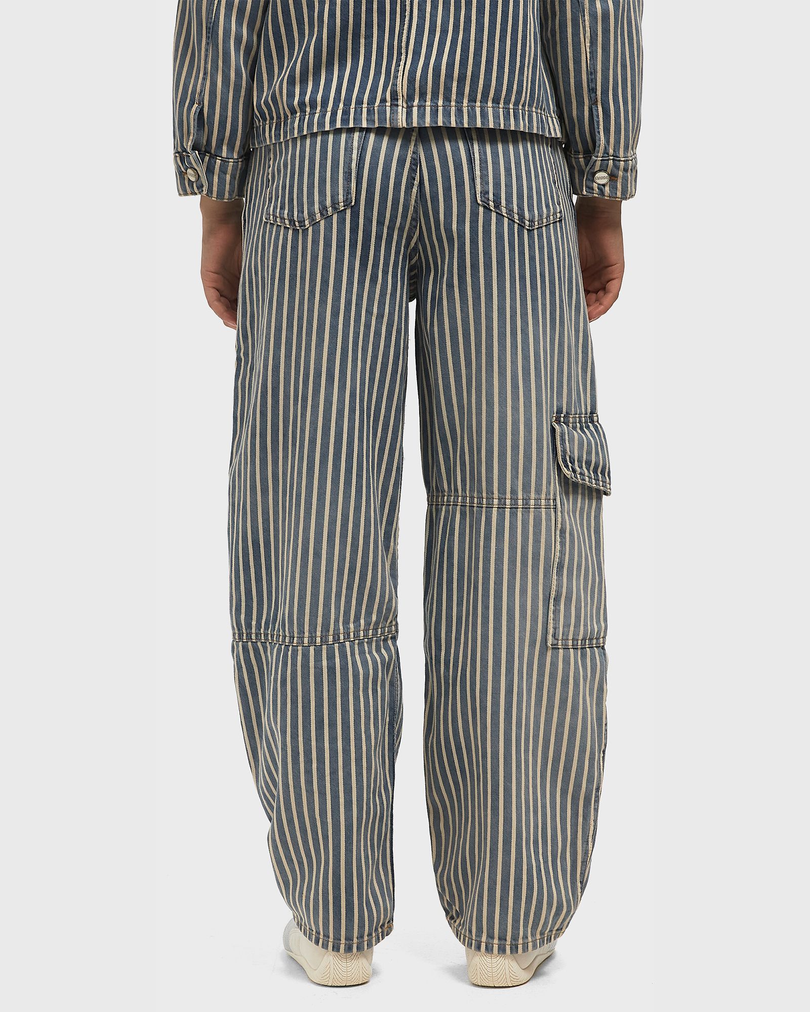 Light Stripe Denim Carpenter Jeans
