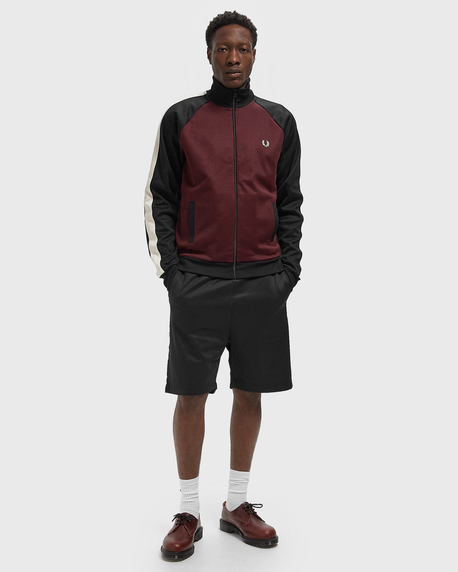 CONTRAST SLEEVE TRACK JACKET