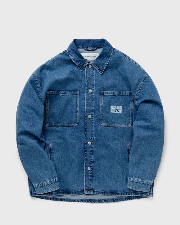 Calvin Klein Jeans OVERSIZED OVERSHIRT Blue | BSTN Store