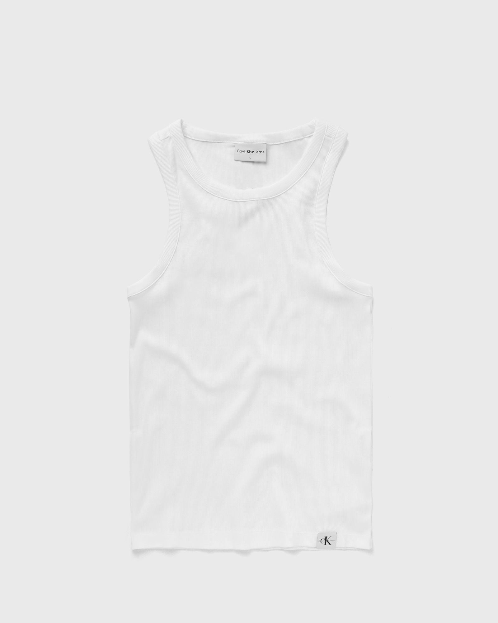 WOVEN TAB TANK TOP