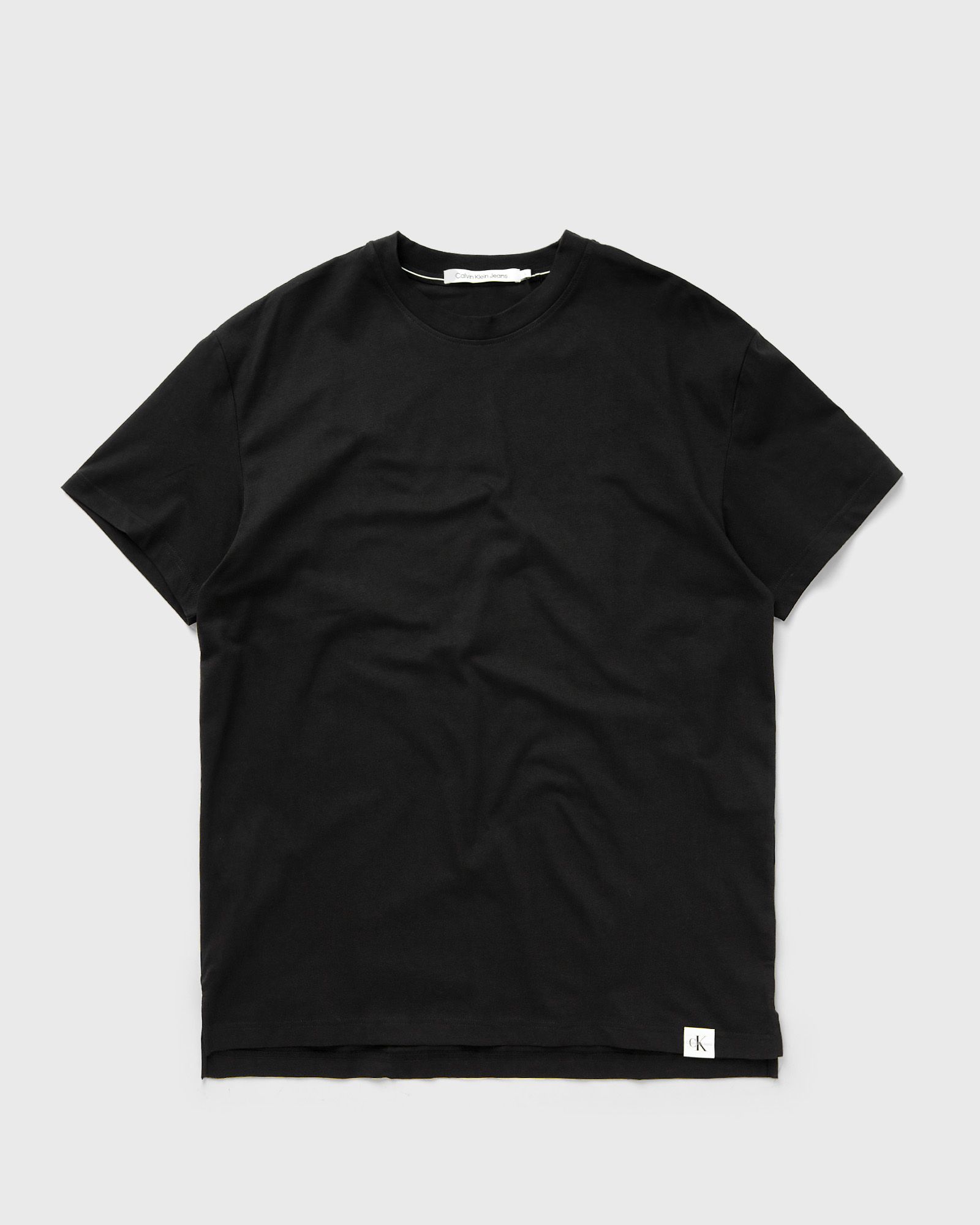 WOVEN TAB LONG TEE
