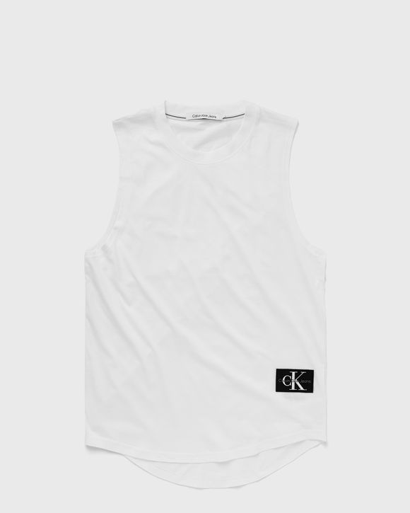 Calvin Klein Jeans MONOLOGO BADGE TANK White | BSTN Store | T-Shirts