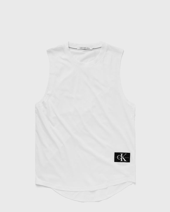 Calvin Klein Jeans MONOLOGO BADGE TANK White | BSTN Store