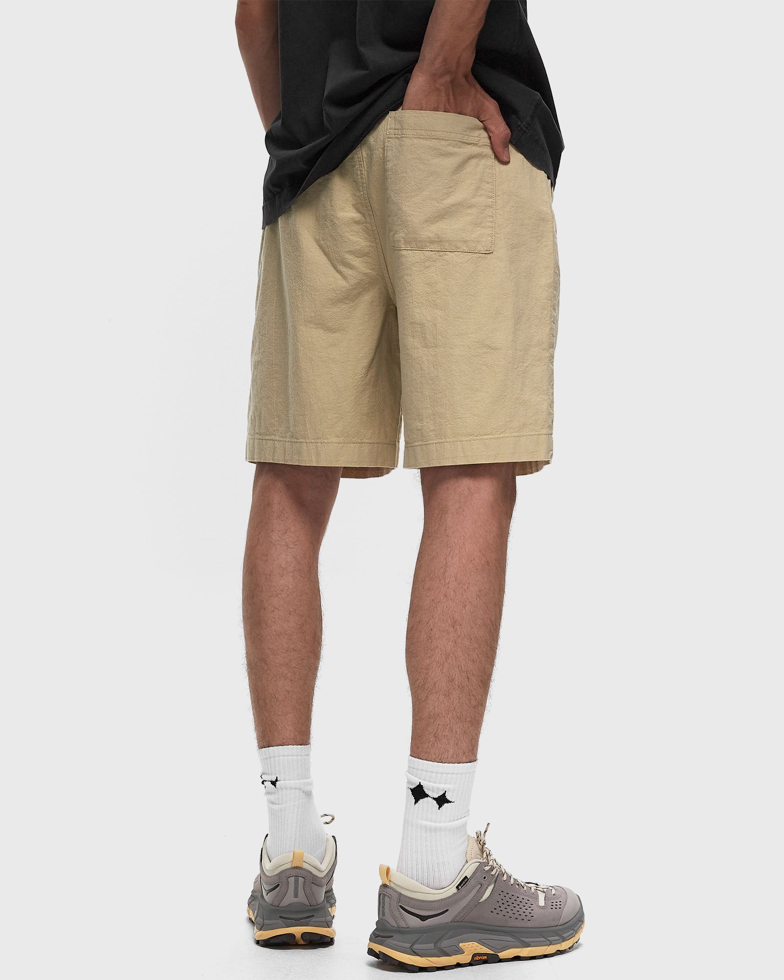 TEXTURED COTTON SHORT