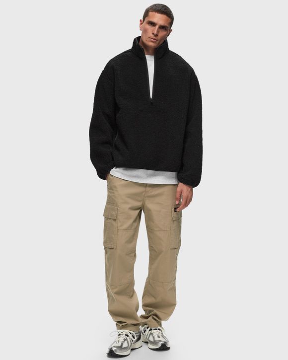 Calvin Klein Jeans HALF ZIP SHERPA Black BSTN Store