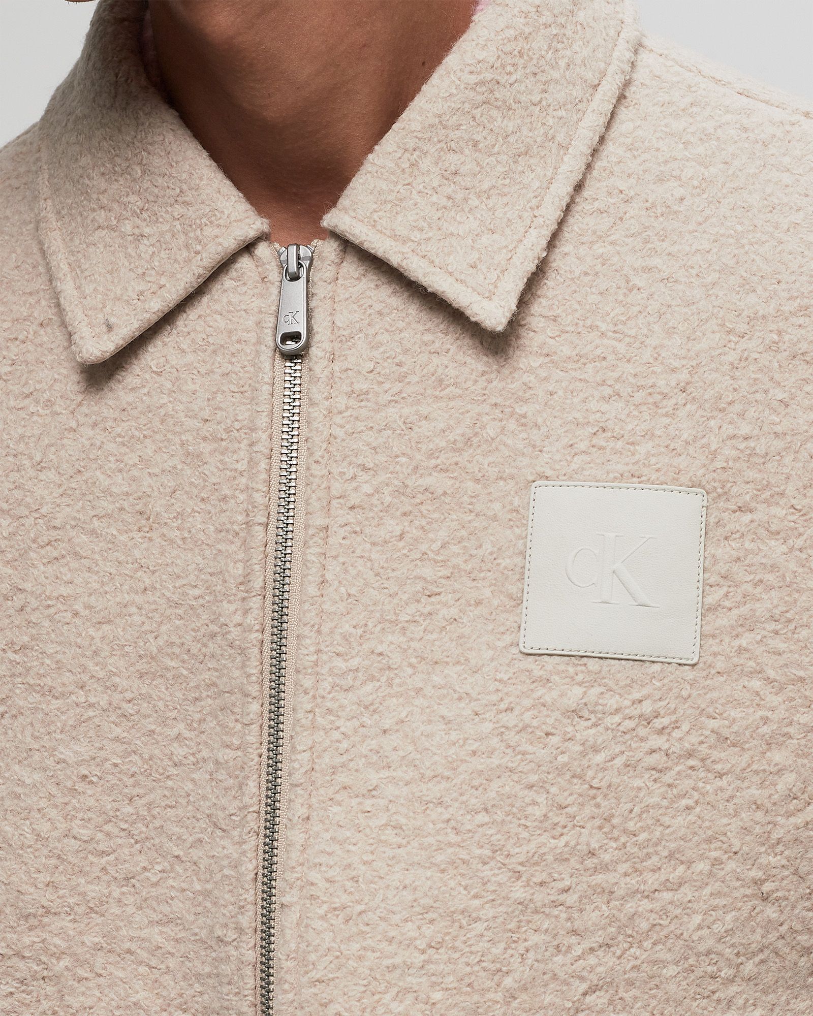 TEXTURED WOOL JACKET