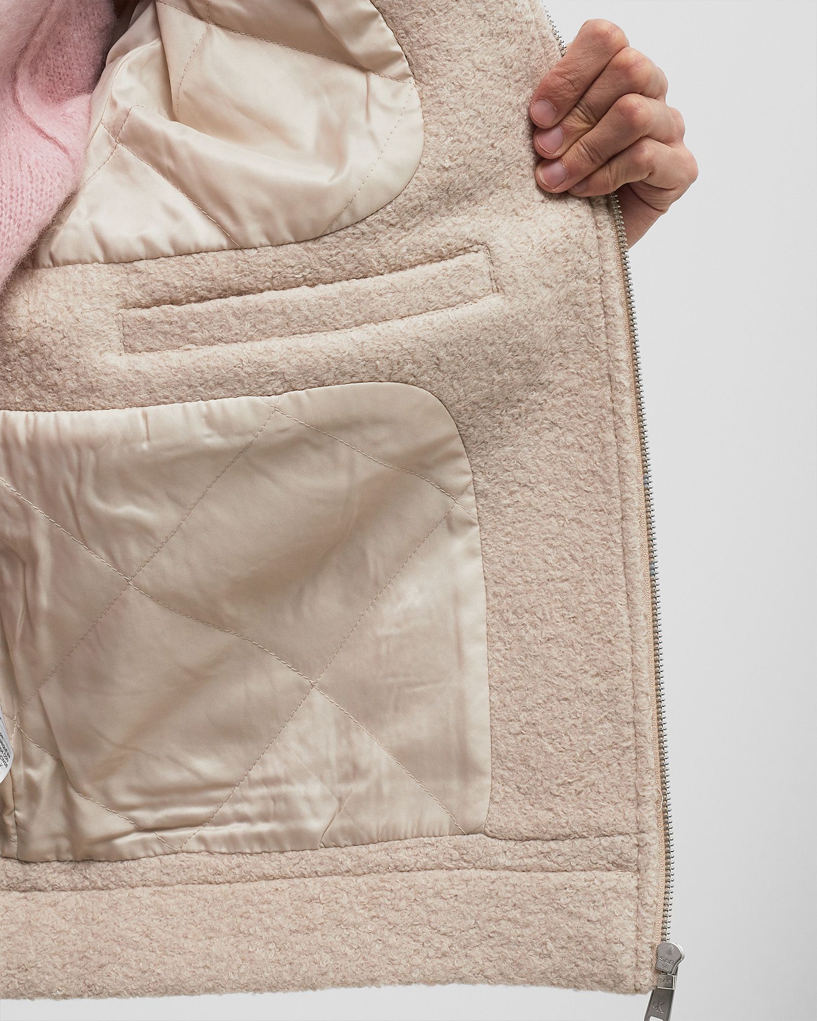 TEXTURED WOOL JACKET